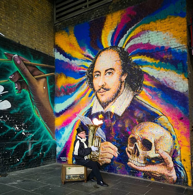 William Shakespeare Mural London
